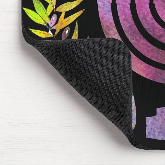 Happy Hanukkah Mousepad (Ecke)