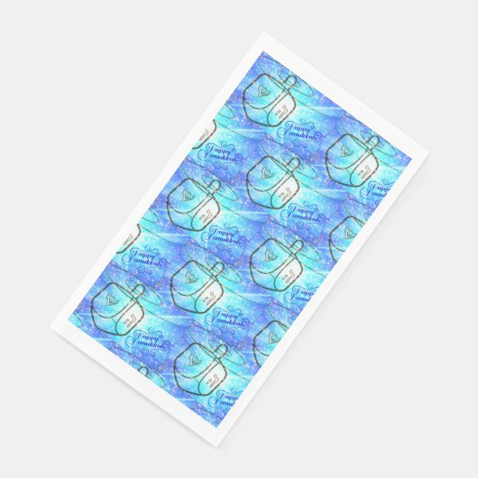 Happy Hanukkah Napkins Serviette (Ecke)