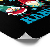 Happy Hanukkah Niedliche jüdische magische Gnomes  Poster (Ecke)