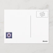 Happy Hanukkah - Orbital Dreidel Postcard Postkarte (Rückseite)