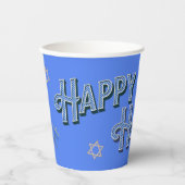 Happy Hanukkah Paper Cup Pappbecher (Vorderseite)