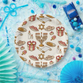 Happy Hanukkah Papierplatte Pappteller (Party)
