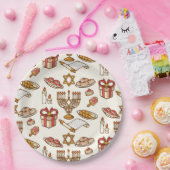 Happy Hanukkah Papierplatte Pappteller (Party)