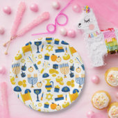 Happy Hanukkah Papierplatte Pappteller (Party)