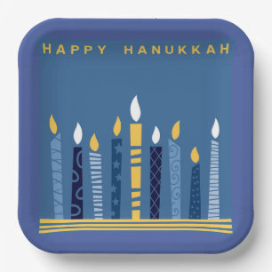 Happy Hanukkah Pappteller