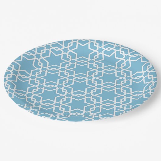 Happy Hanukkah Pappteller (Schrägansicht)