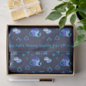 Happy Hanukkah Party Schöne blaue Dekoration Seidenpapier (Geschenk)