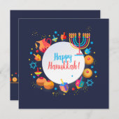 Happy Hanukkah Party Schöne Dekoration (Vorne/Hinten)