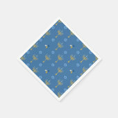 Happy Hanukkah Pattern Napkins Serviette (Ecke)