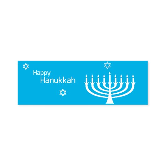 Happy Hanukkah Permastempel (Design)