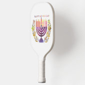Happy Hanukkah Pickle Ball Racket Pickleball Schläger (Links)