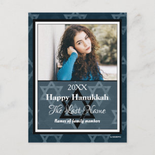 Happy Hanukkah Picture Postcard Feiertagspostkarte