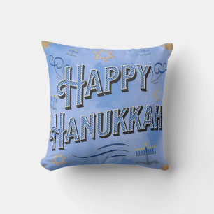 Happy Hanukkah Pillow Kissen