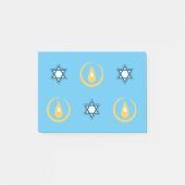 Happy Hanukkah Post-it Klebezettel (Vorderseite)