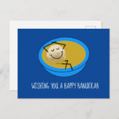 Happy Hanukkah Postcard Postkarte (Vorne/Hinten)