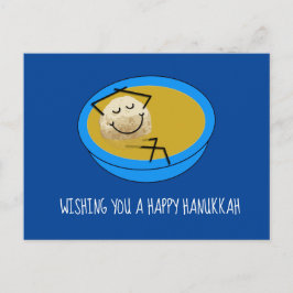 Happy Hanukkah Postcard Postkarte