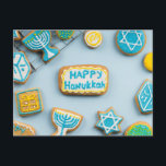 Happy Hanukkah Postcard Postkarte<br><div class="desc">Happy Hanukkah</div>