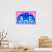 Happy Hanukkah Poster (Küche)