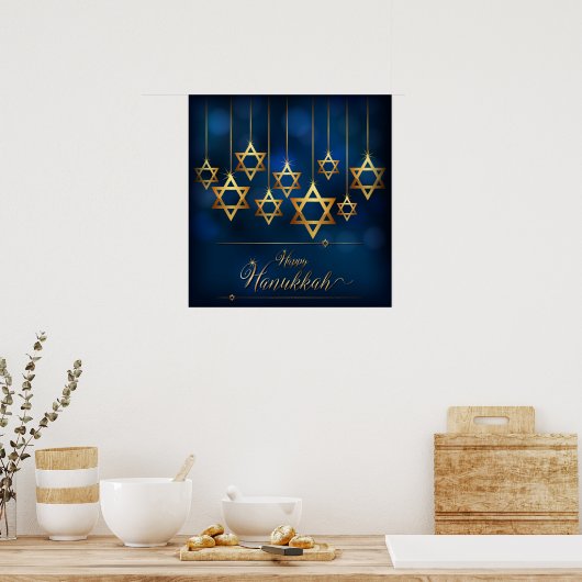Happy Hanukkah Poster (Küche)