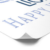 Happy Hanukkah Poster (Ecke)