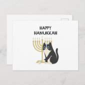 HAPPY HANUKKAH POSTKARTE (Vorne/Hinten)