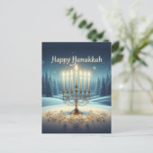 Happy Hanukkah Postkarte (Stehend Vorderseite)