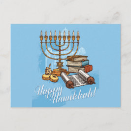 Happy Hanukkah Postkarte