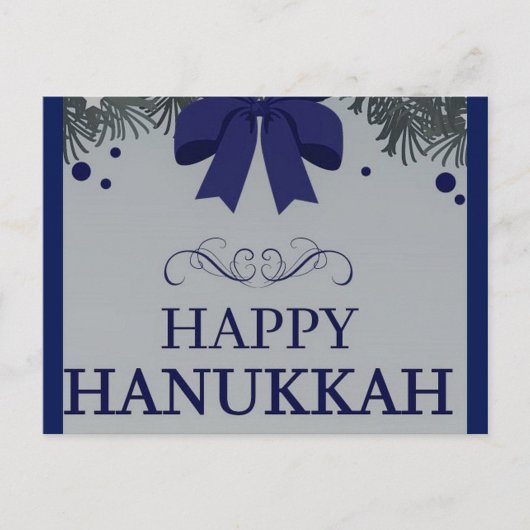 Happy Hanukkah Postkarte