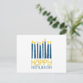 Happy Hanukkah Postkarte (Stehend Vorderseite)