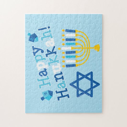 Happy Hanukkah Puzzle (Vertikal)