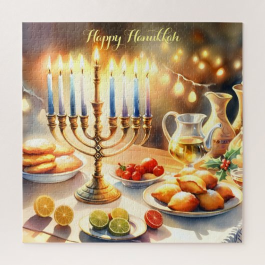 Happy Hanukkah Puzzle (Vertikal)