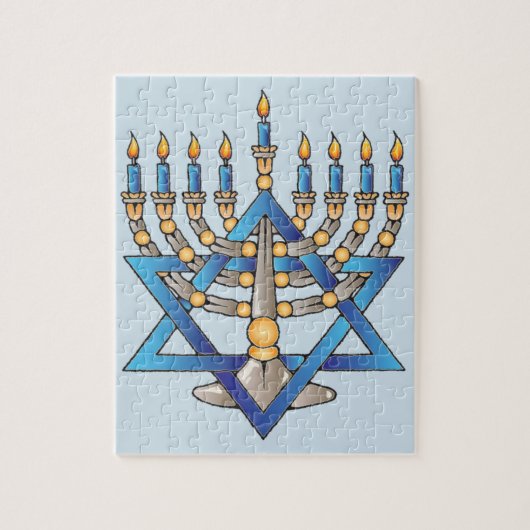 Happy Hanukkah Puzzle (Vertikal)