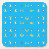 Happy Hanukkah Rechteckiger Pappuntersetzer (Vorderseite)