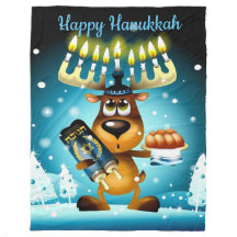 Happy Hanukkah Reindeer