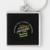 Happy Hanukkah Sameach! Schlüsselanhänger (Vorne)