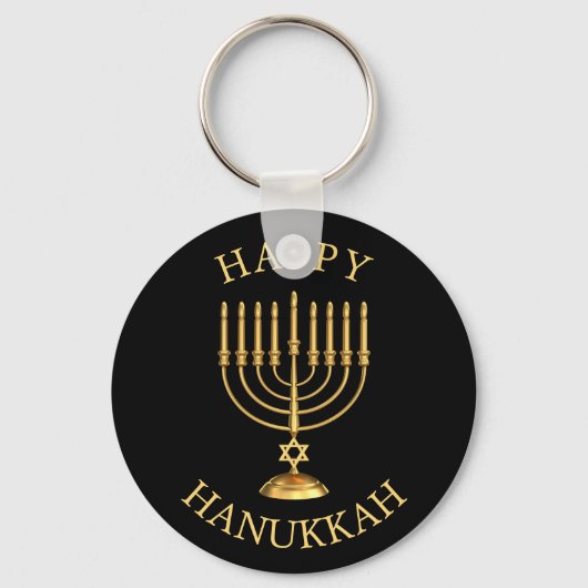 Happy Hanukkah Schlüsselanhänger (Vorderseite)