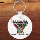 Happy Hanukkah Schlüsselanhänger (Vorderseite)