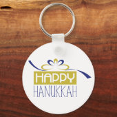 Happy Hanukkah Schlüsselanhänger (Vorderseite)