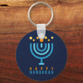Happy Hanukkah Schlüsselanhänger (Vorderseite)