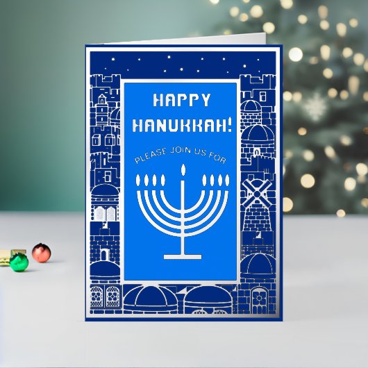Happy Hanukkah Schöner jüdischer Urlaub (Feiertag In Situ 2)