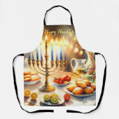 Happy Hanukkah Schürze (Vorderseite)