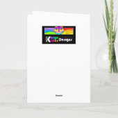 Happy Hanukkah Segen Karte! Karte (Rückseite)