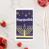 Happy Hanukkah Serviette (Beispiel)