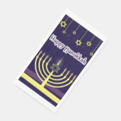 Happy Hanukkah Serviette (Ecke)
