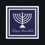 Happy Hanukkah Serviette<br><div class="desc">Happy Hanukkah</div>