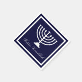 Happy Hanukkah Serviette (Ecke)