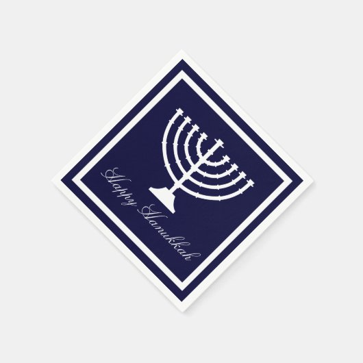 Happy Hanukkah Serviette (Ecke)