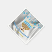 Happy Hanukkah Serviette (Ecke)