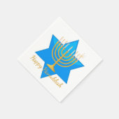 Happy Hanukkah Serviette (Ecke)