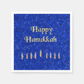 Happy Hanukkah Serviette (Vorderseite)